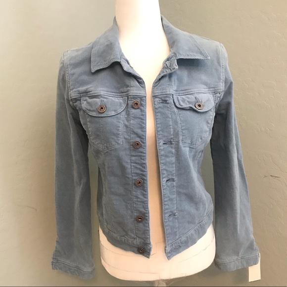 Ag Adriano Goldschmied Jackets & Blazers - Adriano Goldschmied Blue Corduroy Jacket